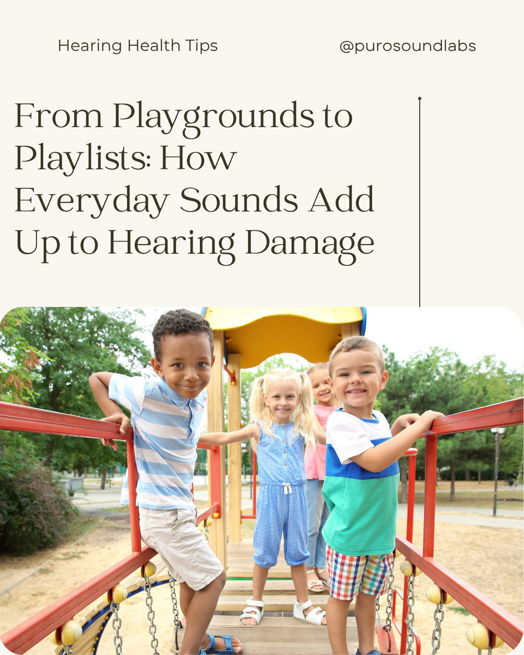 Children Sounds From Playgrounds to Playlists: How Everyday Sounds Add Up to Hearing D ...