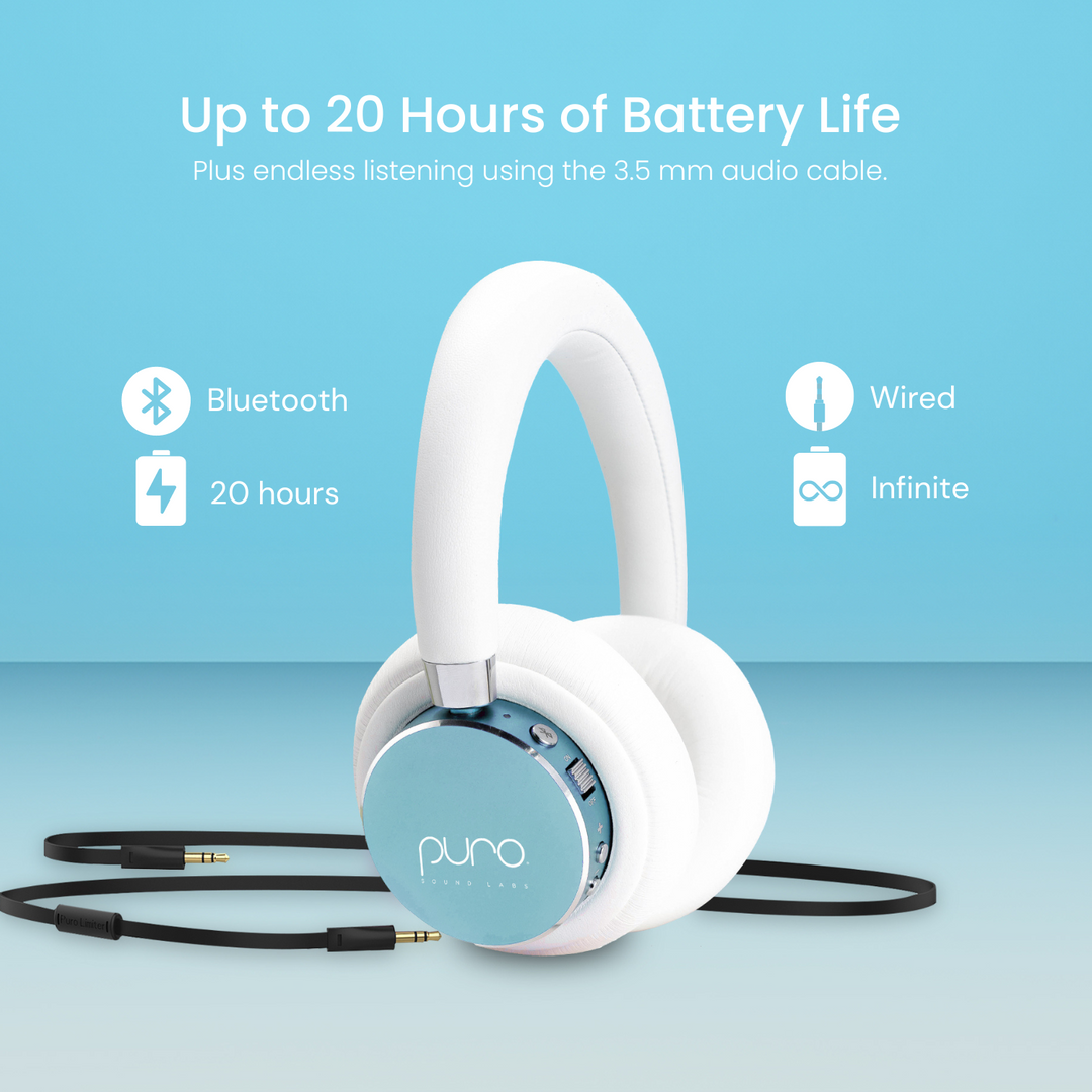 BT2200-Plus Volume Limited Kids' Bluetooth Headphones – Puro Sound BT2200-Plus Volume Limited Kids' Bluetooth Headphones – Puro Sound