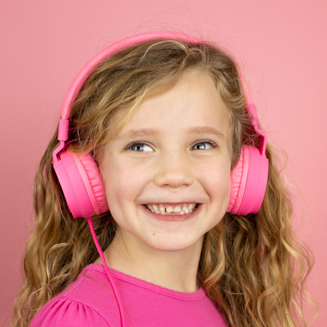 PuroBasic Volume Limited Wired Headphones for Kids With Microphone
