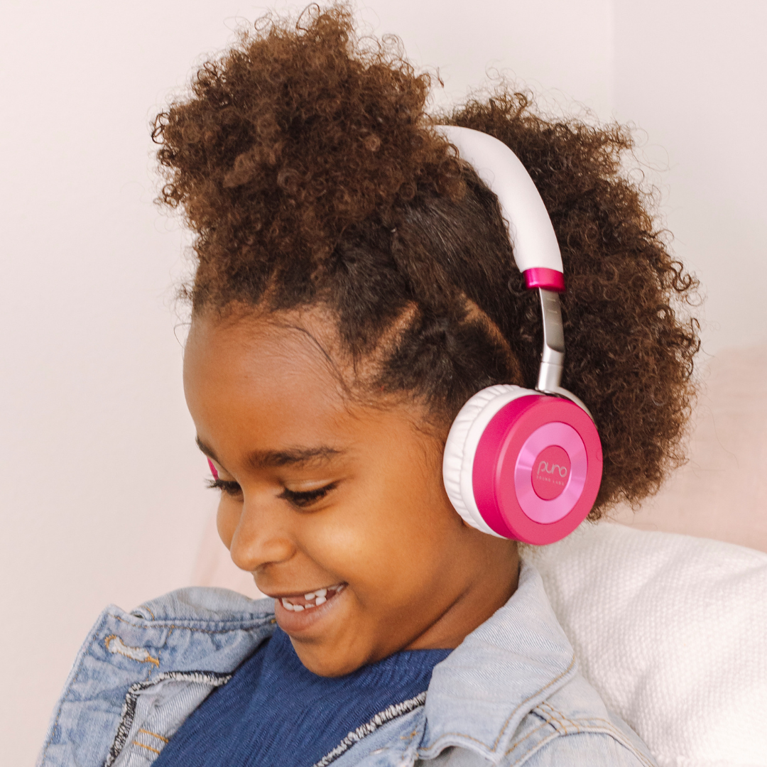 Puro Sound Labs Volume Limited JuniorJam Bluetooth Headphones-Pink