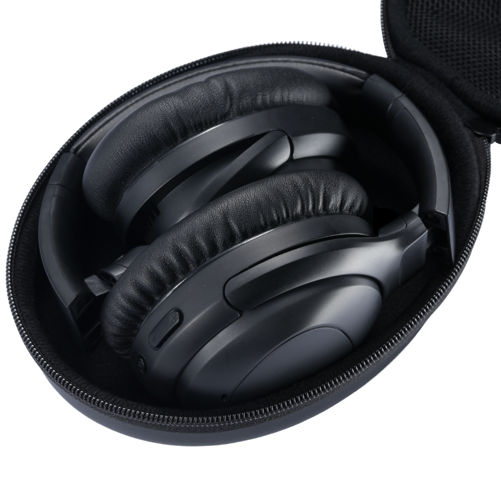 PuroPro Hybrid Active Noise Cancelling Volume Limited Headphones with Built-In Mic-In Case
